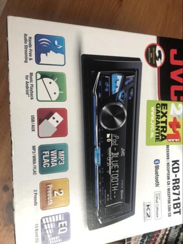 JVC Autoradio met Bluetooth ondersteuning  microfoon