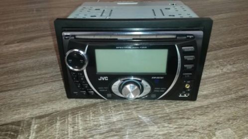 JVC Dubbeldin radio, cd, mp3 speler