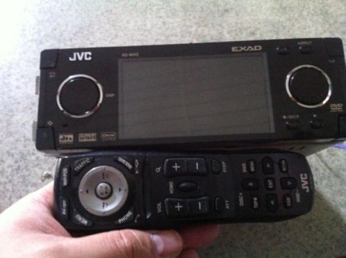 Jvc dvd radio leuk voor film in de auto tekijke