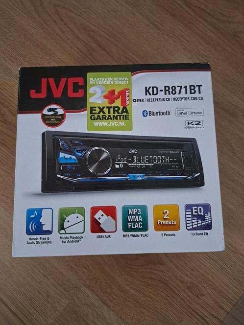 JVC KD-R871BT  Autoradio Bluetooth Cd speler