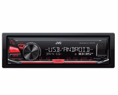 JVC KD-X141 Autoradio met FMUSBAUXIPHONE 60,-