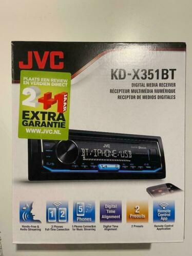 JVC KD-X351BT - Autoradio met bluetooth