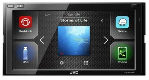 JVC KW-M540BT multi-media systeem met USB, Bluetooth en Waze