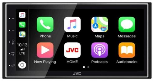 JVC KW-M741BT usb bluetooth apple carplay waze android NIEUW