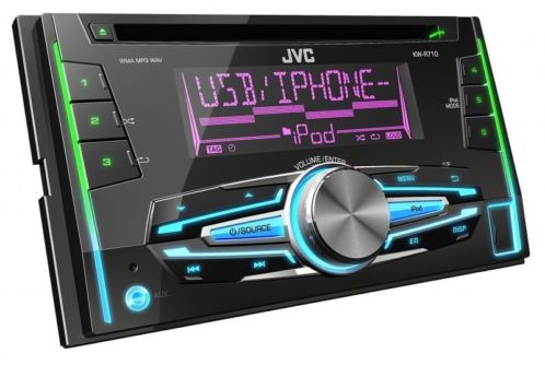 JVC KW-R710E autoradio 2-din usb aux rca vario verlichting 