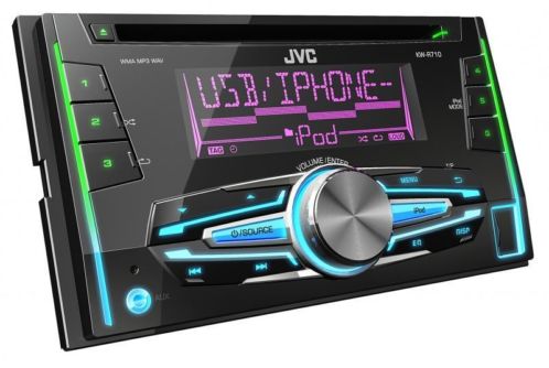 JVC KW-R710E autoradio 2-din usb aux rca vario verlichting