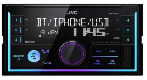 JVC KW-X830BT 2-din radio aux usb en bluetooth 165 nu 133,95