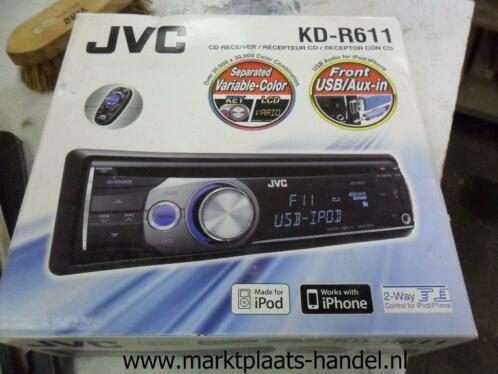 JVC radio, CD, Ipod, Iphone, USB en 3000collor (a15)23