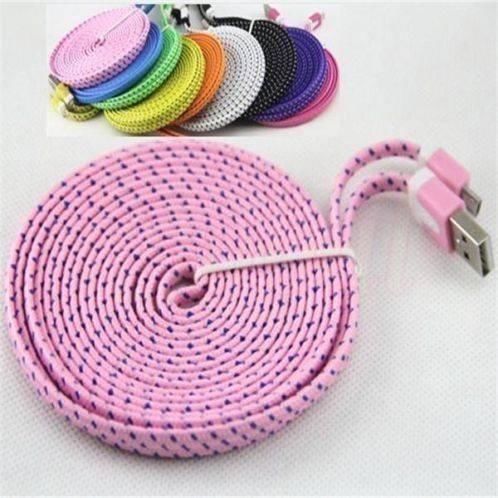 kabel lader oplader HTC Samsung S3 S4 S5 mini iPhone 4 5S 5C