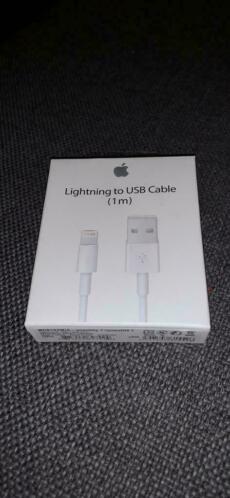 Kabel wit 1m voor Iphone Ipad Apple