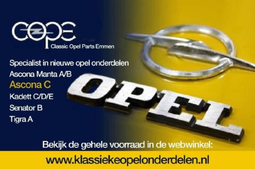 Kadett D E nieuwe originele Opel onderdelen in de webwinkel