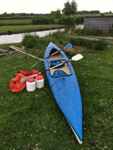 Kano kayak 2persoons tweepersoons boot zwemvest peddels