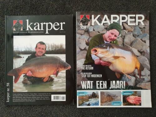 Karper blad magazine nummer 58 en 108