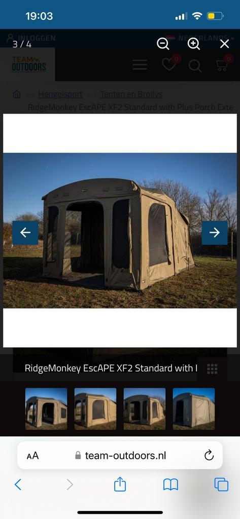 Karper tent ridge monkey 1000 euro koopje