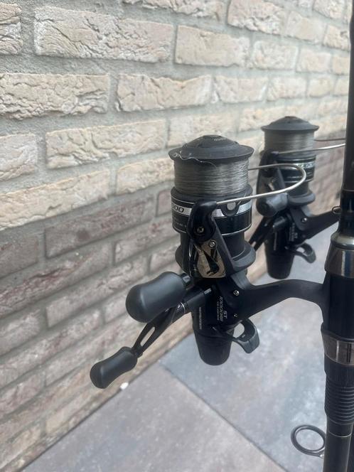 Karperstokken met shimano baitrunner