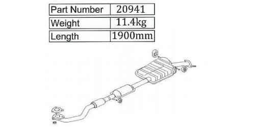 katalysator geschikt voor Hyundai Sante Fe 2295