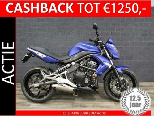 KAWASAKI ER 6 N (bj 2009) Mat Blauw Unieke ER6N 35KW A2 oke