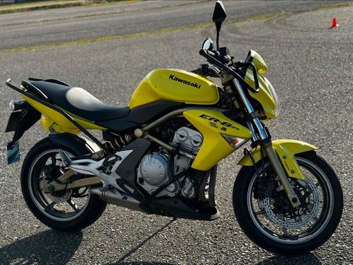 Kawasaki Er6 A2 motor geel met ABS