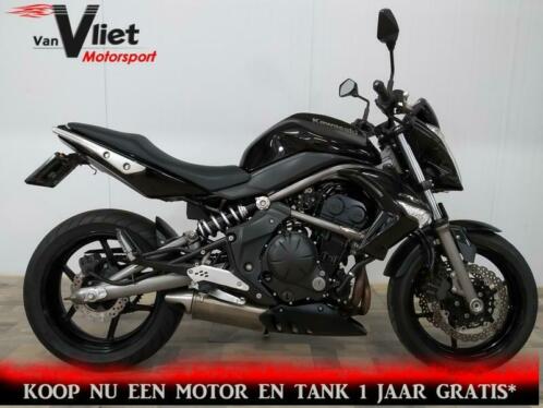 Kawasaki er6n Zwart metallic (bj 2009) 35kw optie A2 er 6 n