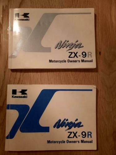 Kawasaki handboekjes zx 9 r b en c modellen