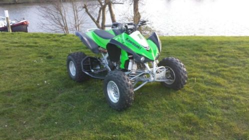 KAWASAKI KFX 450 R uit 2008 met kenteken.