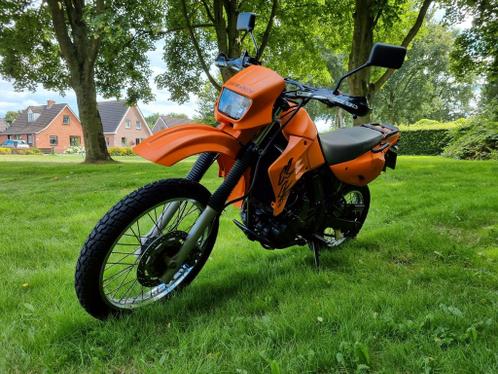 Kawasaki KLR 650 1997 oranje allroad a2 geschikt enduro