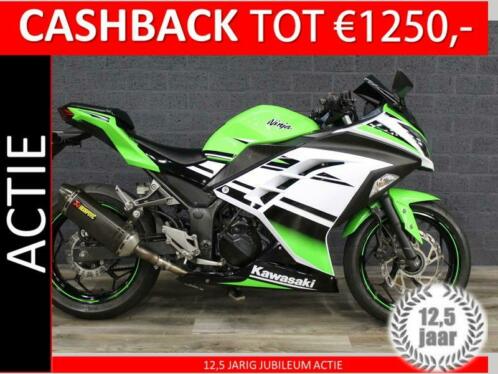 KAWASAKI NINJA 300 ANNIVERSARY EDITION ABS (bj 2015) AKRA