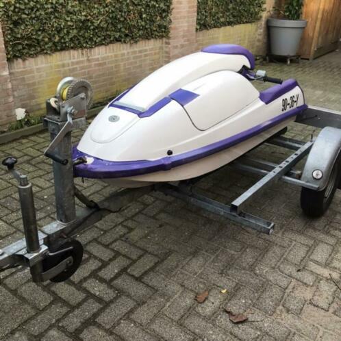 Kawasaki sx750 met trailer