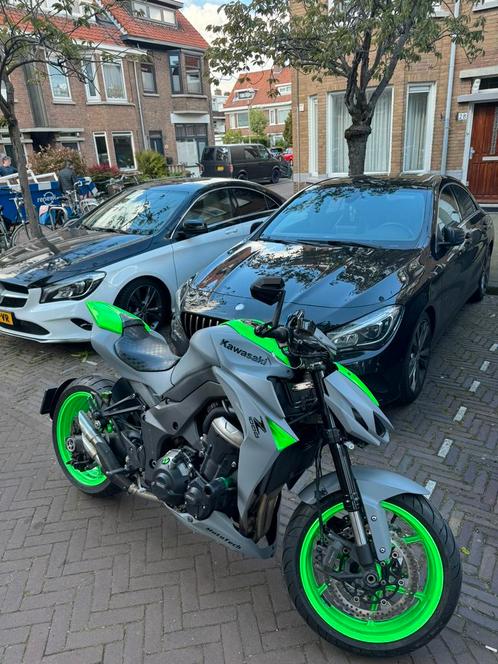 KAWASAKI Z1000 ABS 2015 MAT GRIJS NEON GROEN  20000 KM