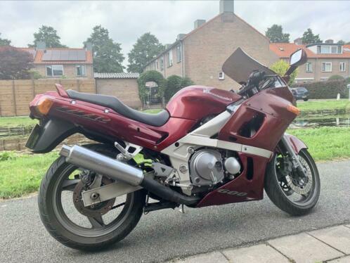 Kawasaki ZZR 600 Bordeauxrood