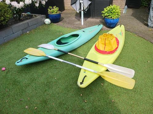 Kayak 2x groen en geel