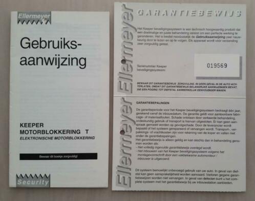 Keeper Elektronische motorblokkering