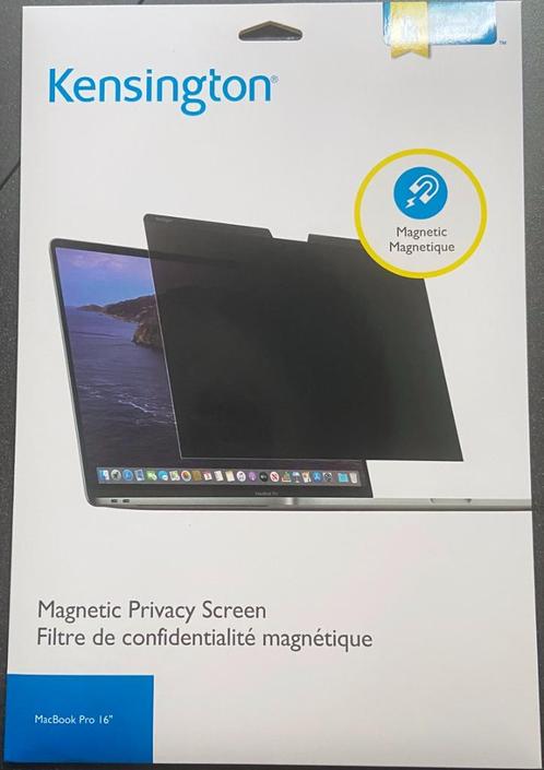 Kensington privacy filter, MacBook Pro, 16 inch, magnetisch.