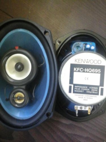Kenwood 6x9 speakers 260 watt als nieuw WEGWEG