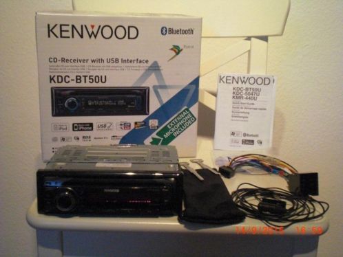 KENWOOD Autoradio-CD-Bluetooth KDC-BT50U 