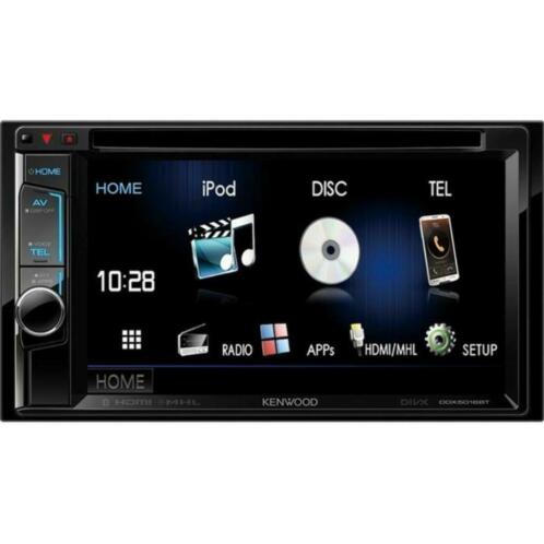 Kenwood DDX5016BT - 3 jaar gar - Dubbeldin - Bluetooth