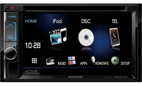 Kenwood DDX5016BT - 3 Jr Gar - Bluetooth - Multimedia Topper