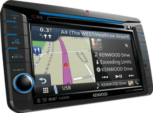Kenwood DNX518VDABS - Apple Carplay, Android Auto, Navigatie