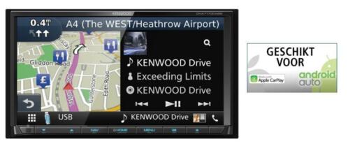 KENWOOD DNX7170DABS Navigatiesysteem met alle opties NEW