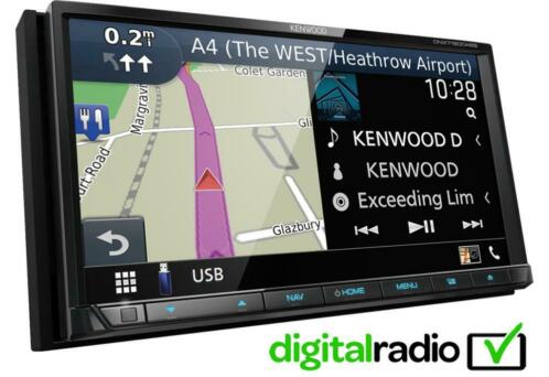 Kenwood DNX7190DAB - 2019 Model - Carplay - DAB - Goedkoop