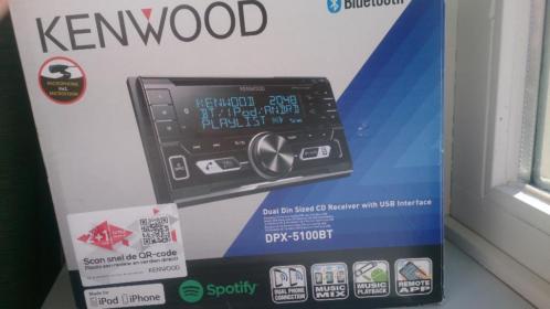 KENWOOD DPX-5100BT DubbelDIN autoradio