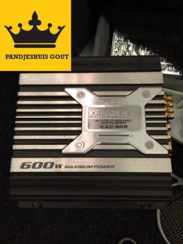 Kenwood Kac-849 600W Versterker bij PANDJESHUIS GOUT
