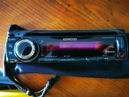 KENWOOD KDC-BT50U radio cd speler bluetooth audio hands