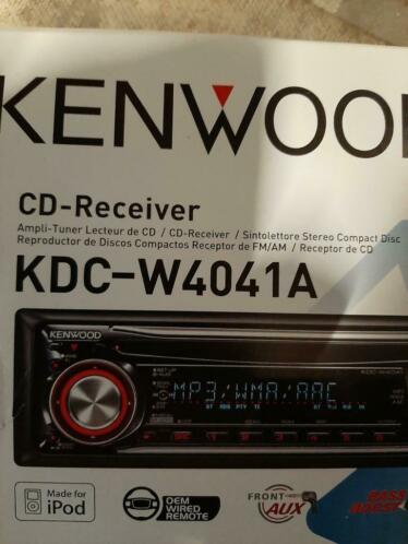 Kenwood KDC-W4041 Radiocd-speler