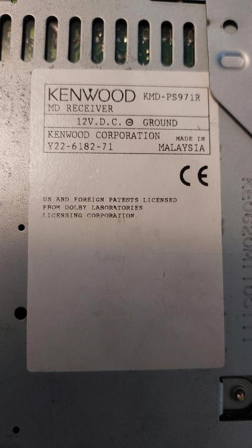 Kenwood KMD-PS971R autoradio MD speler en 10 CD speler C715