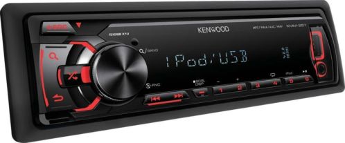 Kenwood KMM-257 usb,ipod,aux zonder cd-loopwerk OP  OP
