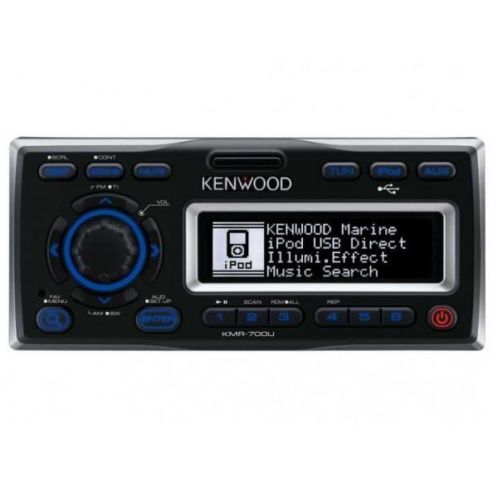 Kenwood KMR-700U marine ipod radio van 349 nu 299 NIEUW 