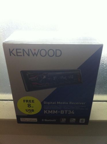 Kenwood radio KMM-BT34 Bluetooth carkit Handsfree iphone usb