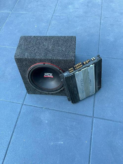 Kenwood subwoofer box met versterker