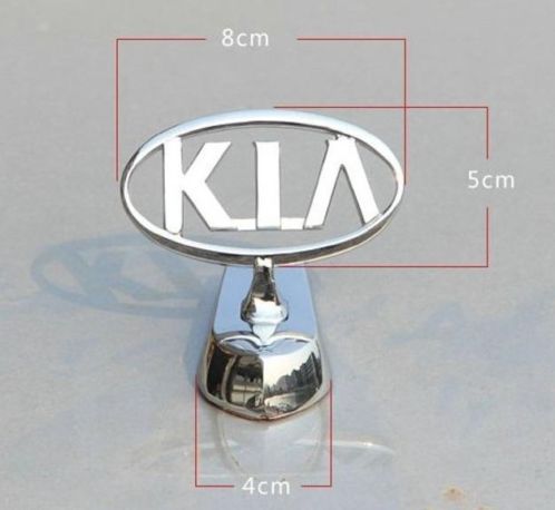 KIA Motorkap logo met VEER. Nieuw
